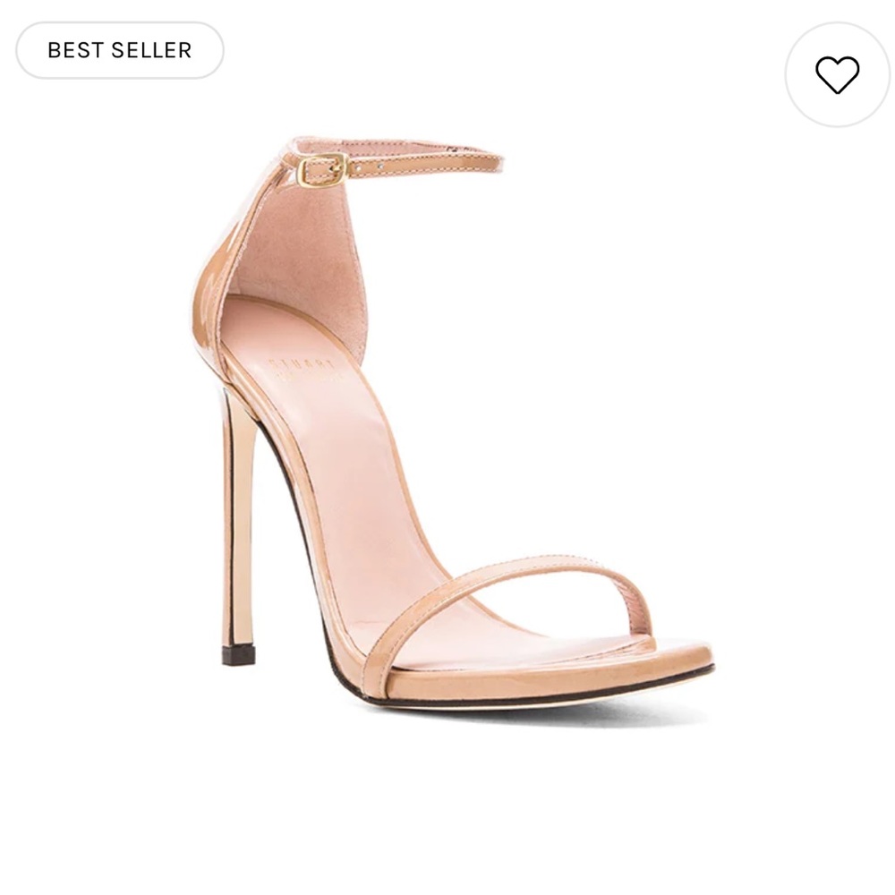 Stuart Weitzman Nudist sandal in Tan Suede